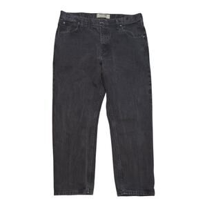 38x28 Wrangler ZM200BK Jeans – Faded Black Relaxed Straight 90s Core